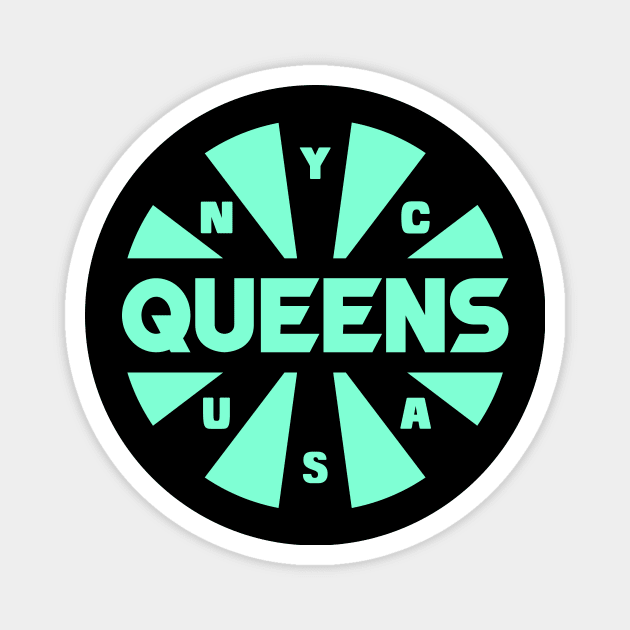 Queens NYC Magnet by colorsplash